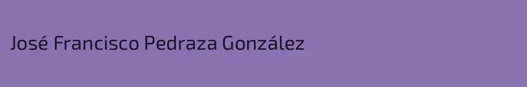 José Francisco Pedraza González